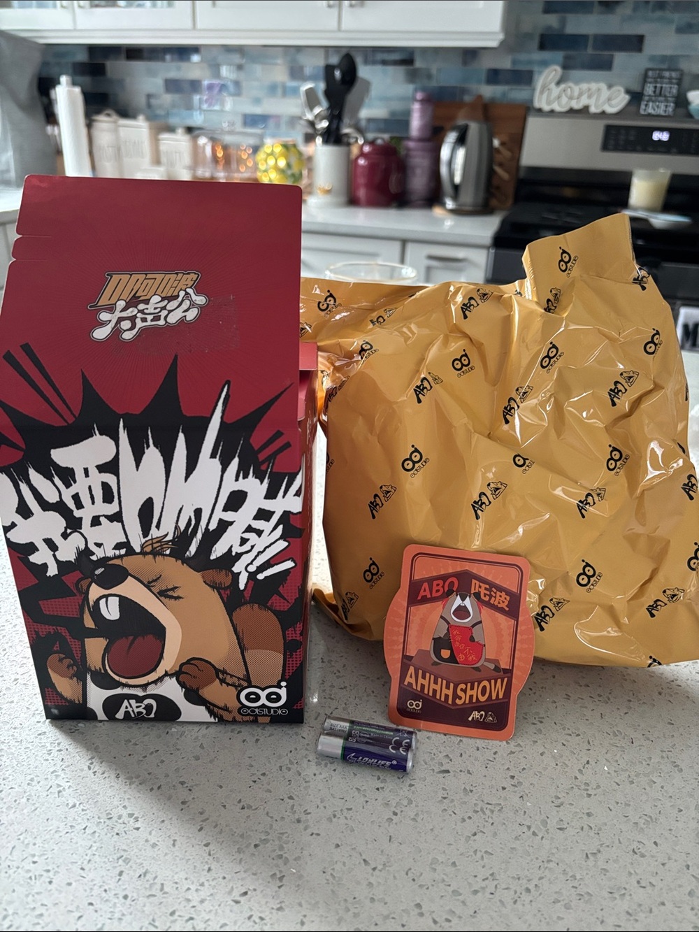 ABO Screaming Beaver opening box sealed bag- card confirmed